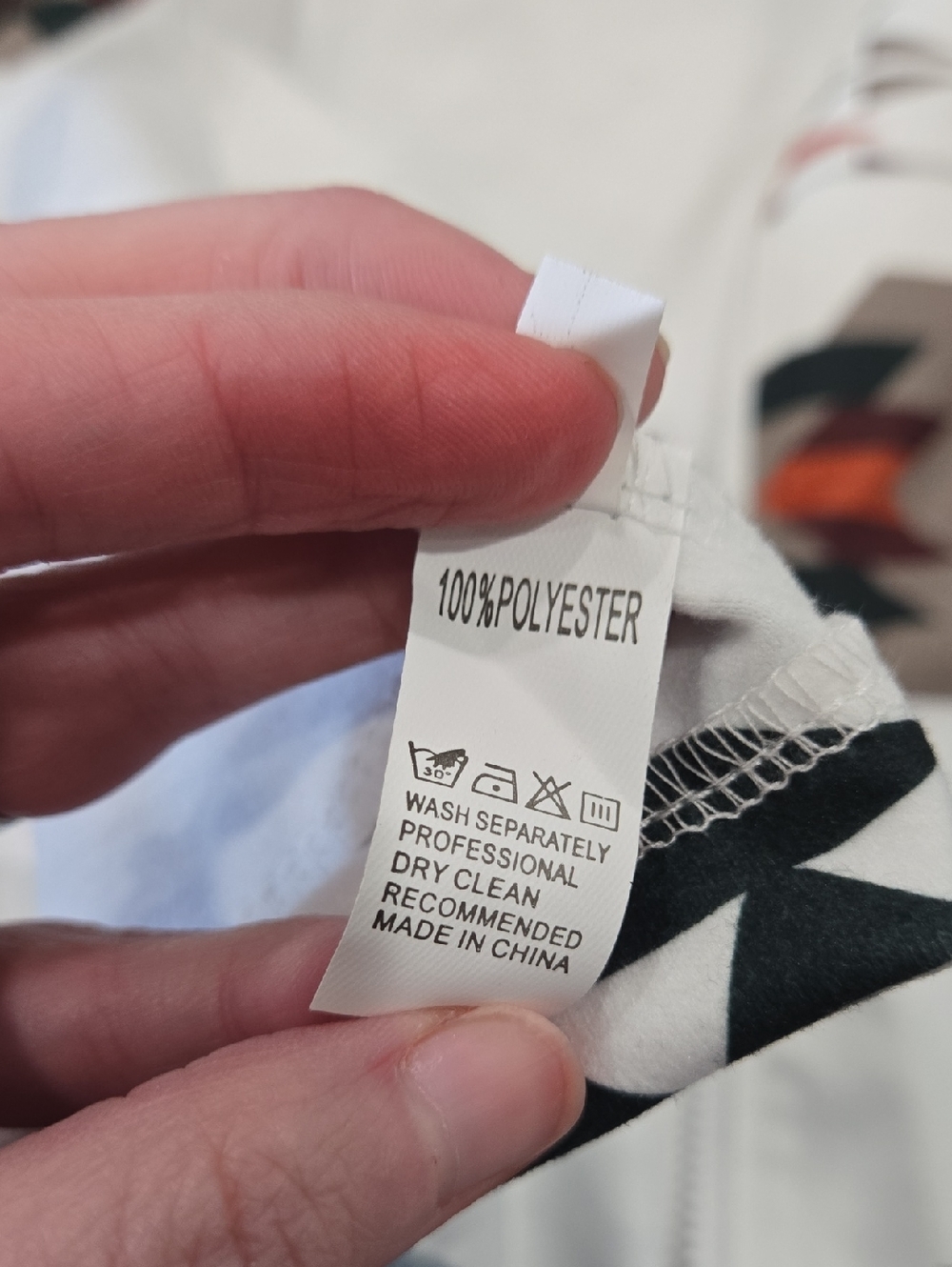 White Aztec Print Zip-Up Jacket - Picture 4 of 7